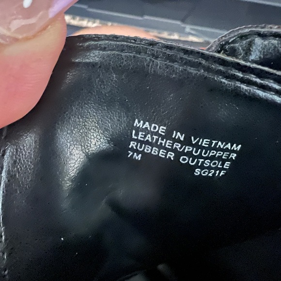 Michael Kors Brown and Gold Combat Boots with Luxe Details - Picture 7 of 8